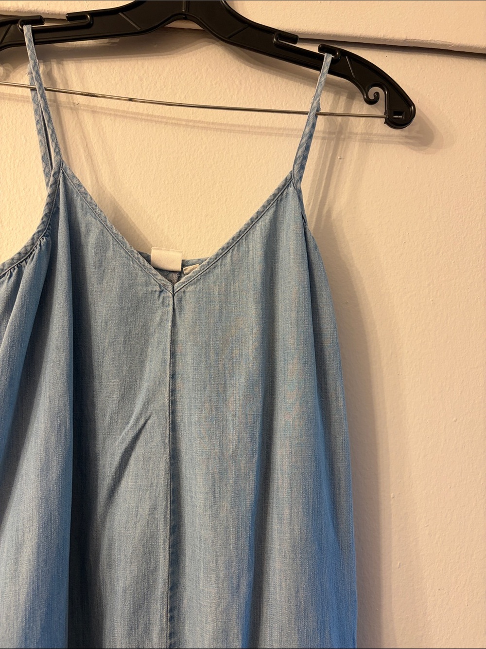GAP Light Blue Denim Midi Slip Dress - Picture 2 of 4